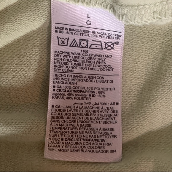 Old Navy Men Short Sleeve Core Crew T Shirt Aloe Vera Soft Wash Large Pre Owned - Picture 5 of 7